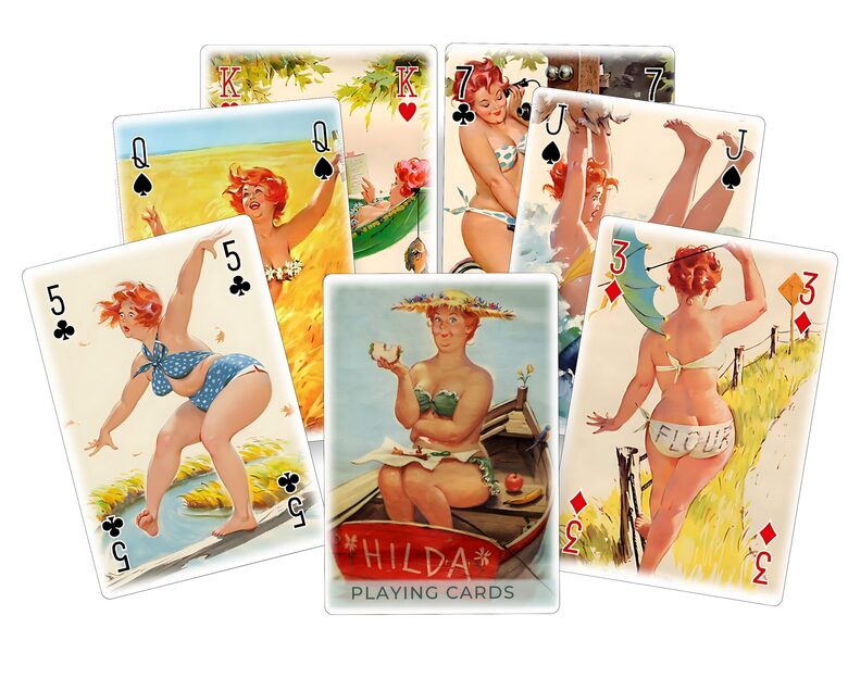 Hilda Pin Up Playing cards